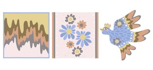 Haftowane ozdoby ścienne